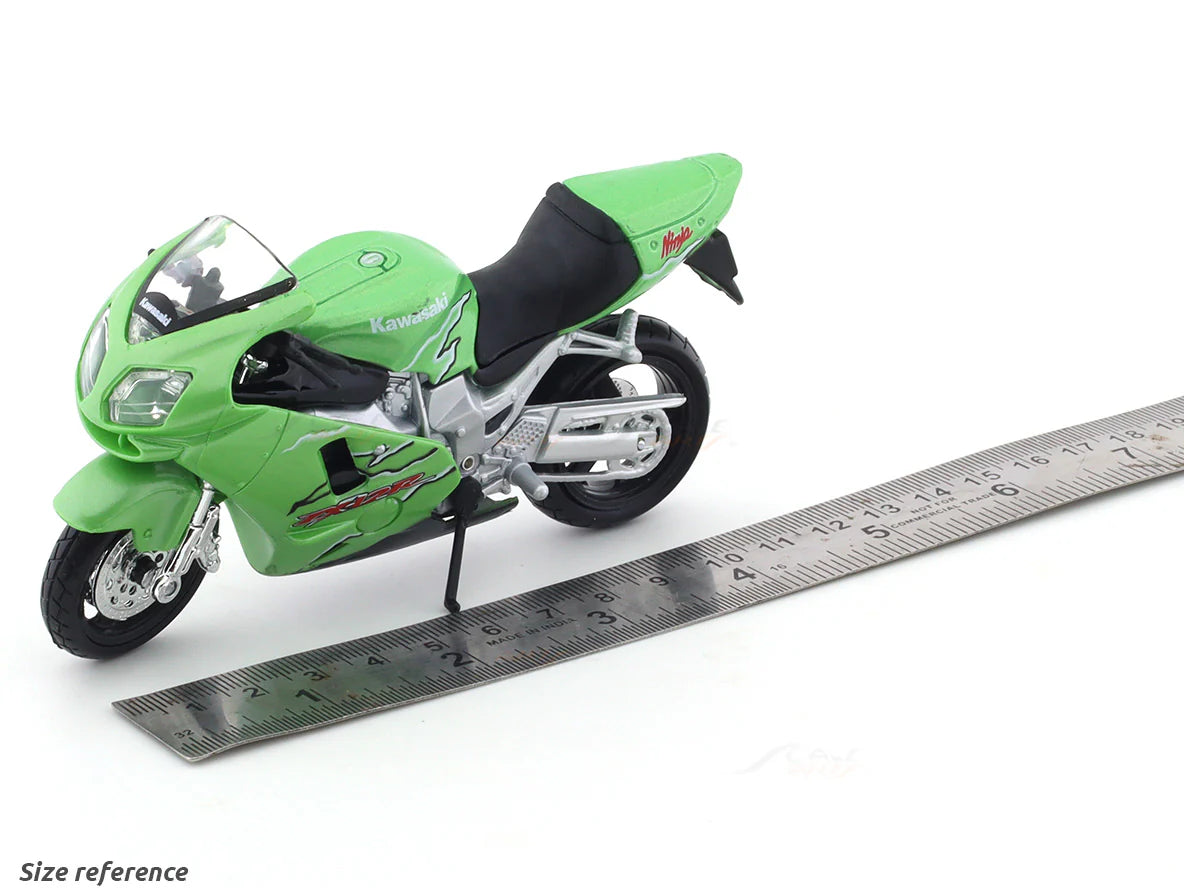 MAISTO KAWASAKI NINJA ZX-12R, GREEN, 1:18 SCALE DIECAST MODEL 20-00332