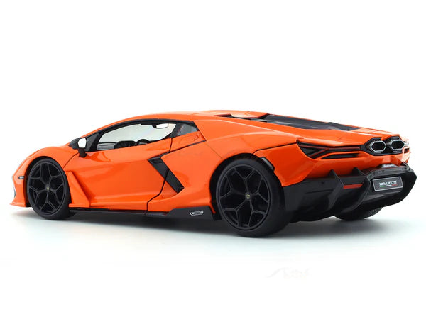 MAISTO 1:18 SCALE LAMBORGHINI REVUELTO  DIECAST CAR MODEL (ORANGE)