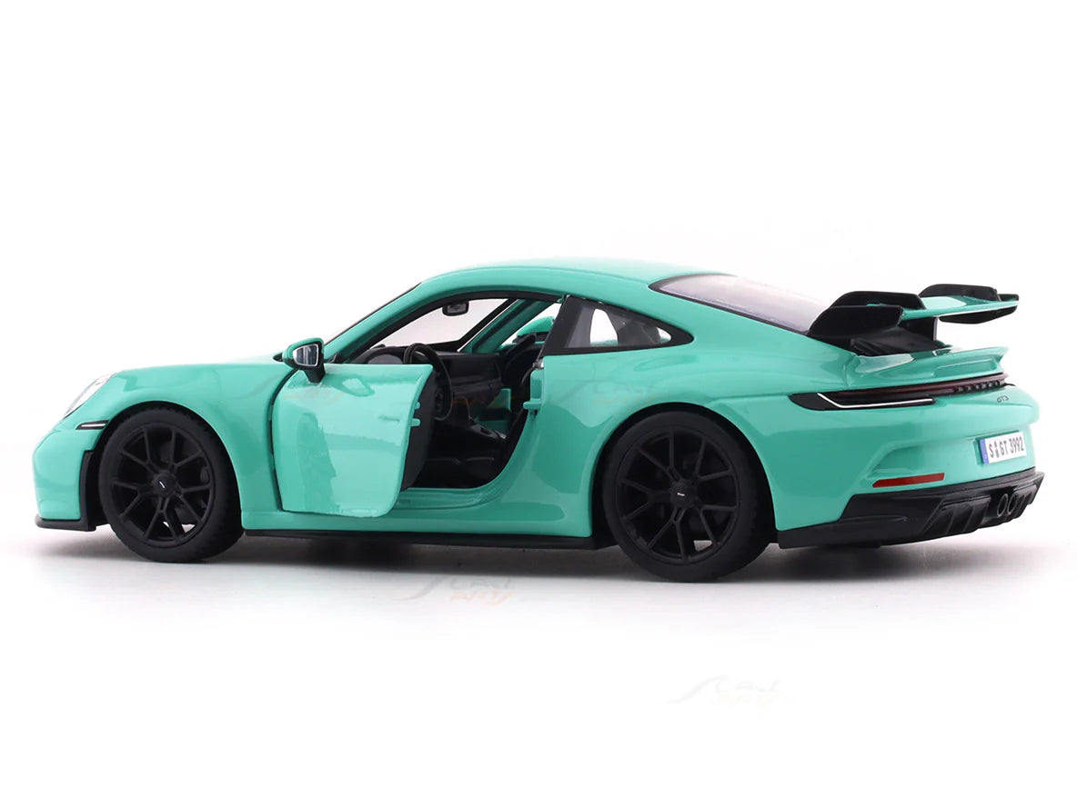 BBURAGO PORSCHE 911 GT3 GREEN 1:24  SCALE 18-91104G