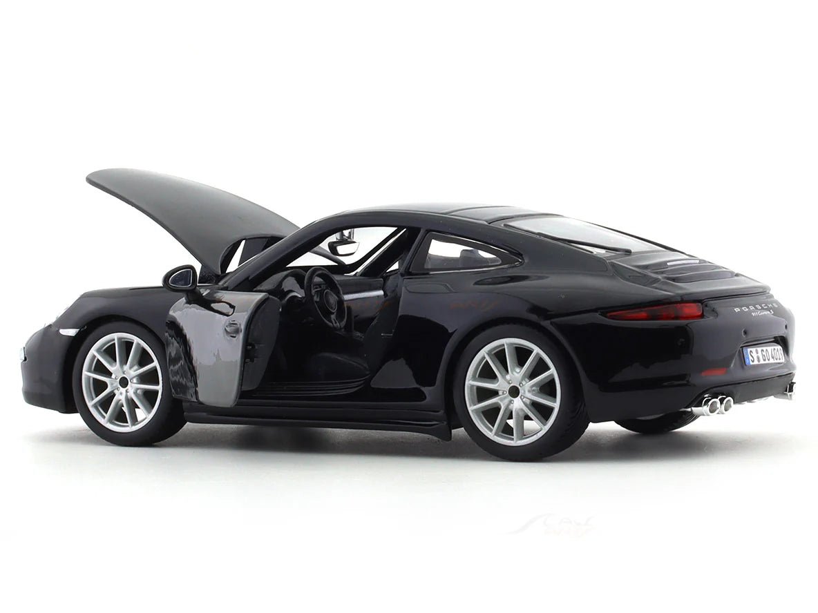 BBURAGO PORSCHE 911 CARRERA (BLACK)  1/24 SCALE 18-91065B