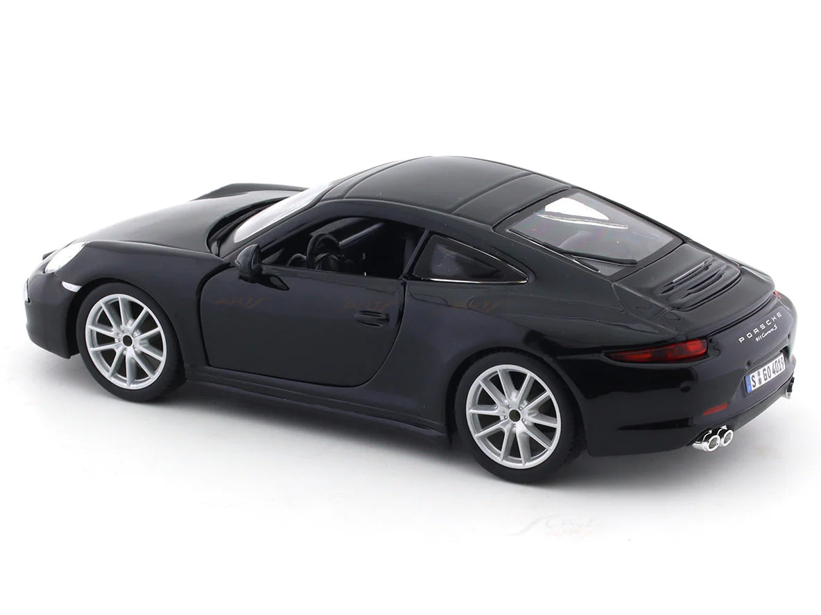 BBURAGO PORSCHE 911 CARRERA (BLACK)  1/24 SCALE 18-91065B