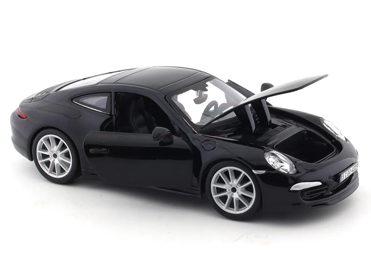 BBURAGO PORSCHE 911 CARRERA (BLACK)  1/24 SCALE 18-91065B