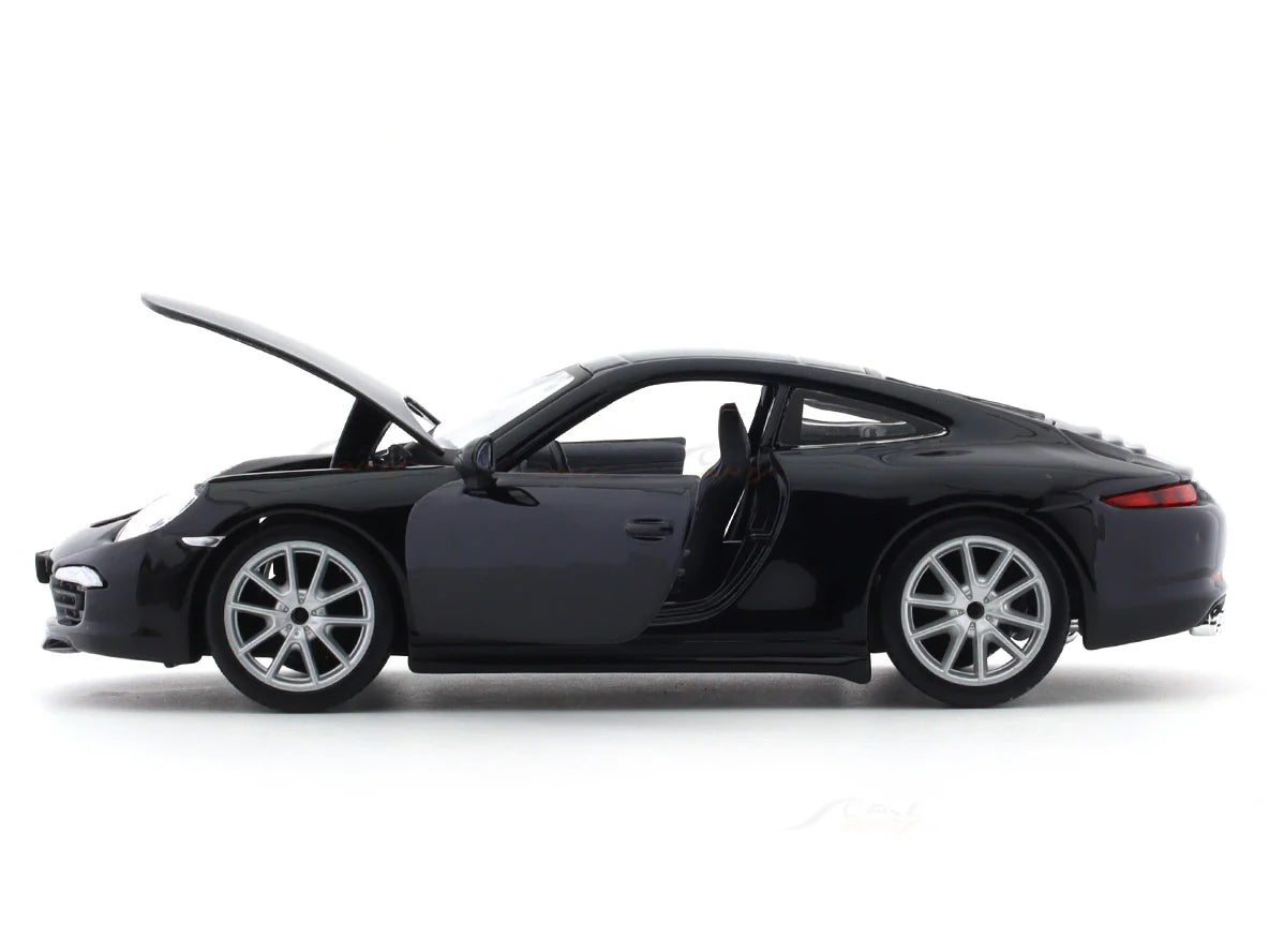 BBURAGO PORSCHE 911 CARRERA (BLACK)  1/24 SCALE 18-91065B