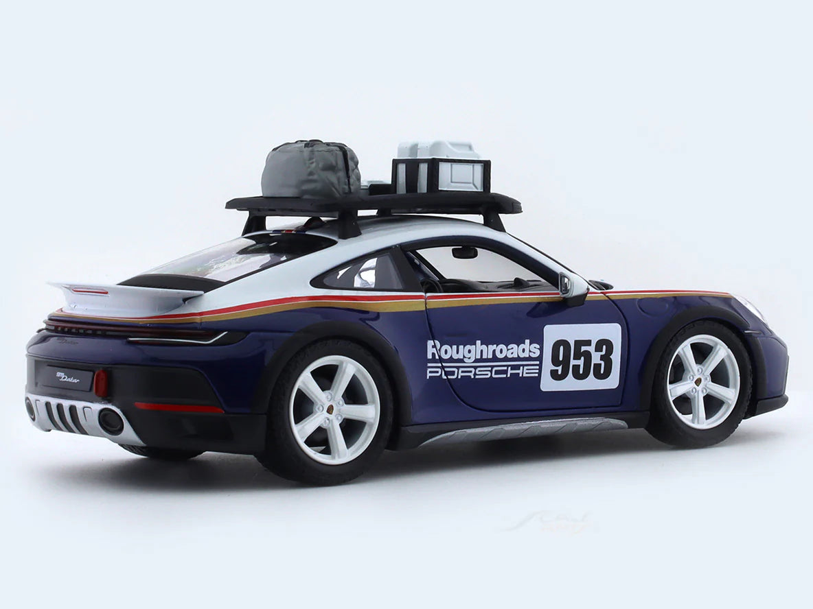 BBURAGO 1/24 SCALE PORSCHE 911 DAKAR DIECAST MODEL 1/24 SCALE 18-98029