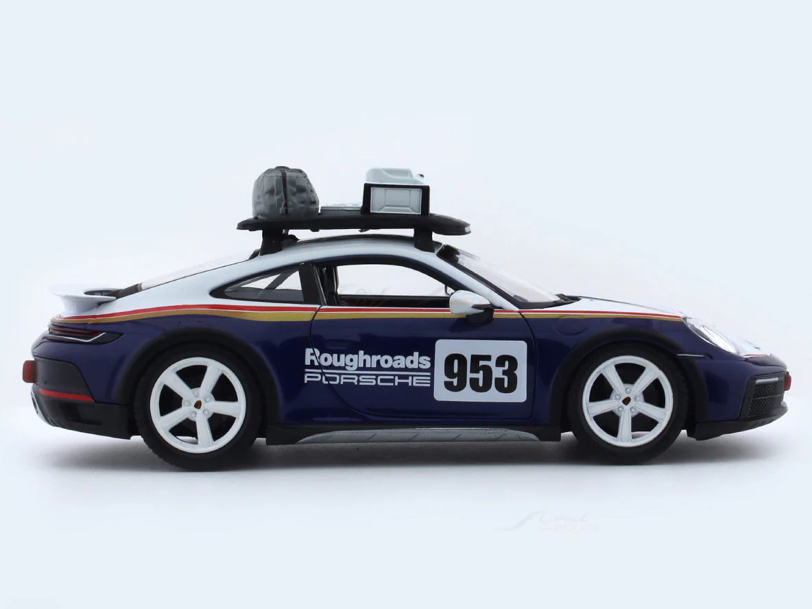 BBURAGO 1/24 SCALE PORSCHE 911 DAKAR DIECAST MODEL 1/24 SCALE 18-98029