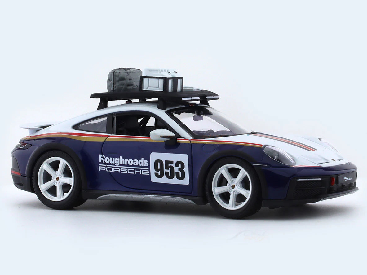 BBURAGO 1/24 SCALE PORSCHE 911 DAKAR DIECAST MODEL 1/24 SCALE 18-98029