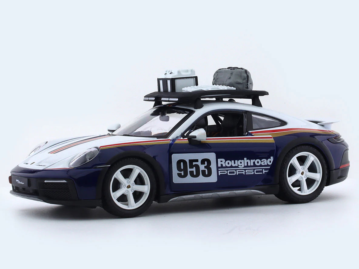 BBURAGO 1/24 SCALE PORSCHE 911 DAKAR DIECAST MODEL 1/24 SCALE 18-98029