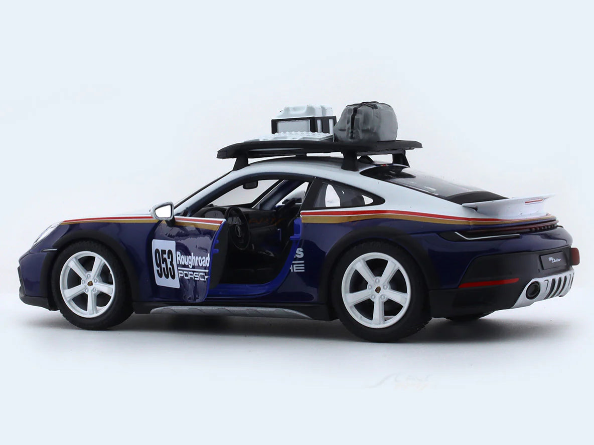 BBURAGO 1/24 SCALE PORSCHE 911 DAKAR DIECAST MODEL 1/24 SCALE 18-98029