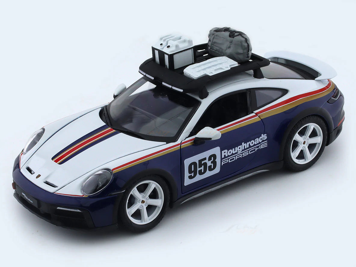 BBURAGO 1/24 SCALE PORSCHE 911 DAKAR DIECAST MODEL 1/24 SCALE 18-98029