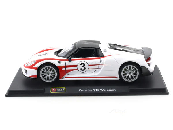 BBURAGO PORSCHE 918 WEISSACH#3 DIE CAST 1:24 18-98009