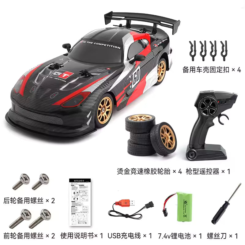 SPEEDY 4WD CHEETAH Q116 JJRC 1 / 16  DODGE DRIFTING CAR WITH LED
