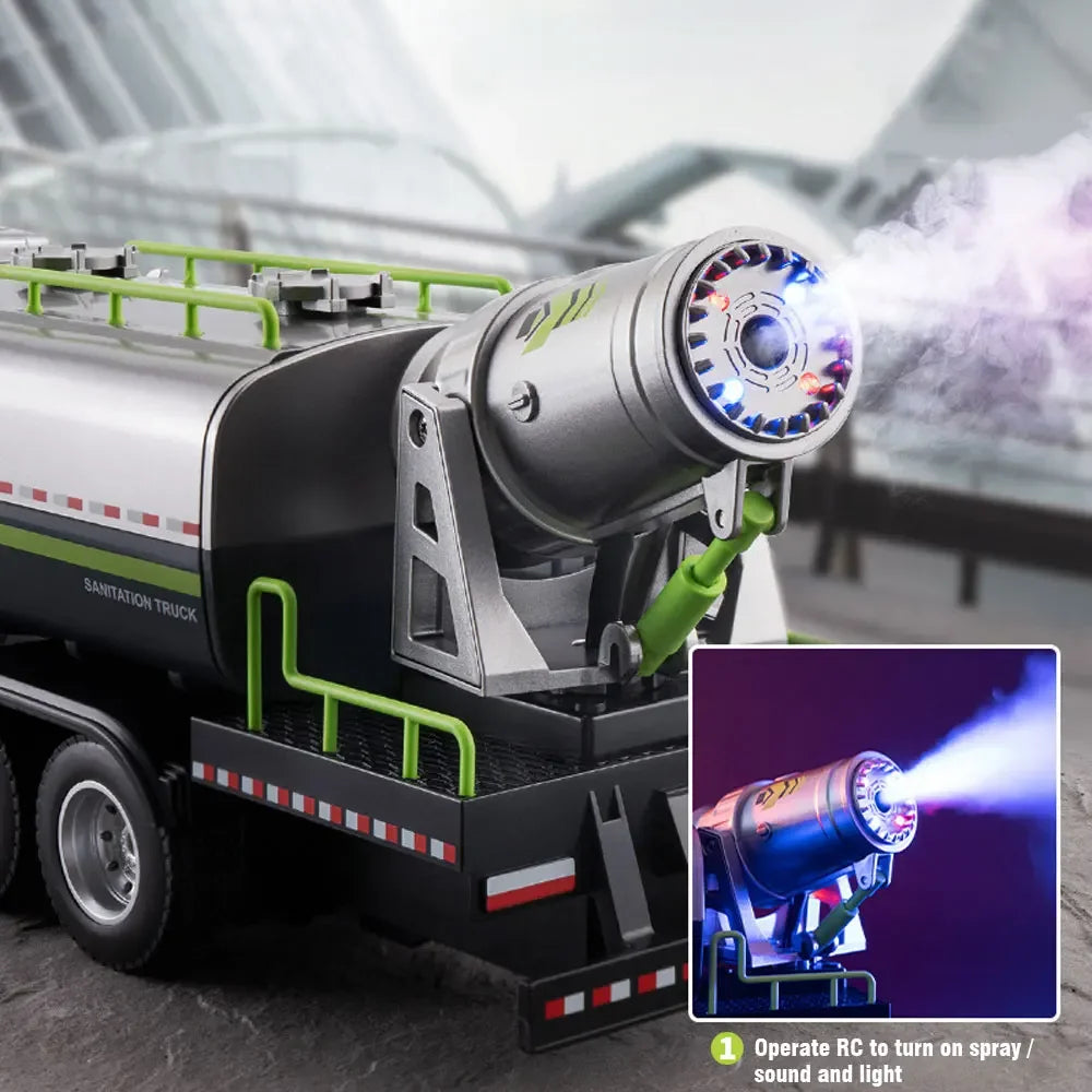 HUINA 616 RC TRUCK GUN SANITATION VEHICLE