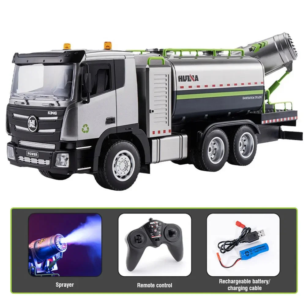 HUINA 616 RC TRUCK GUN SANITATION VEHICLE