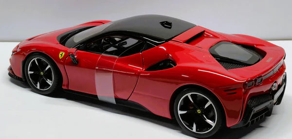 BBURAGO FERRARI SF90 STRADALE 1/24 DIECAST MODEL CAR (18-96028)