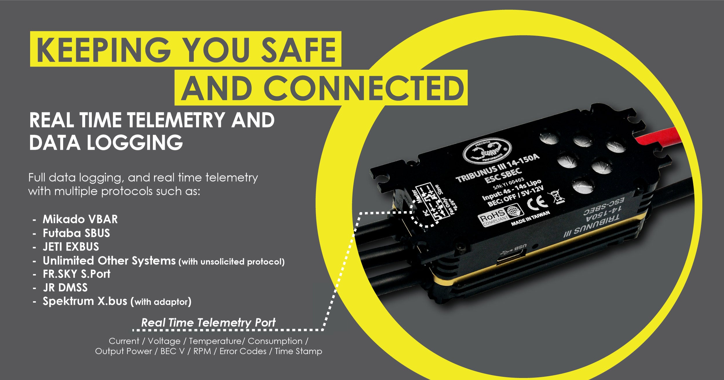 SCORPION TRIBUNUS III 14-150A ESC SBEC