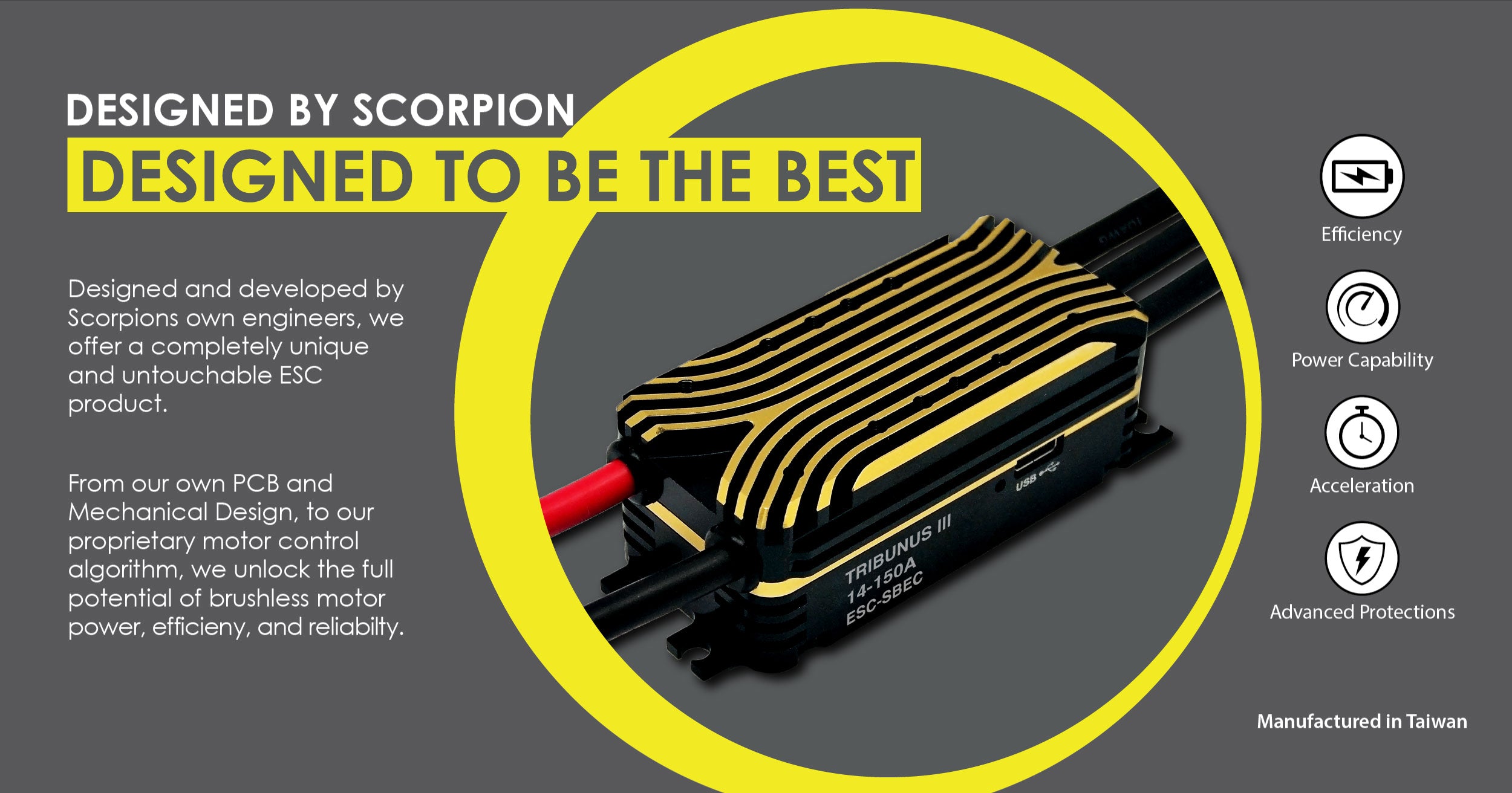 SCORPION TRIBUNUS III 14-150A ESC SBEC