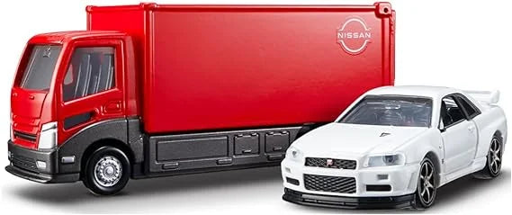 TOMICA PREMIUM NISSAN SKYLINE GT-R V. SPEC II NUR TRANSPORTER 912590