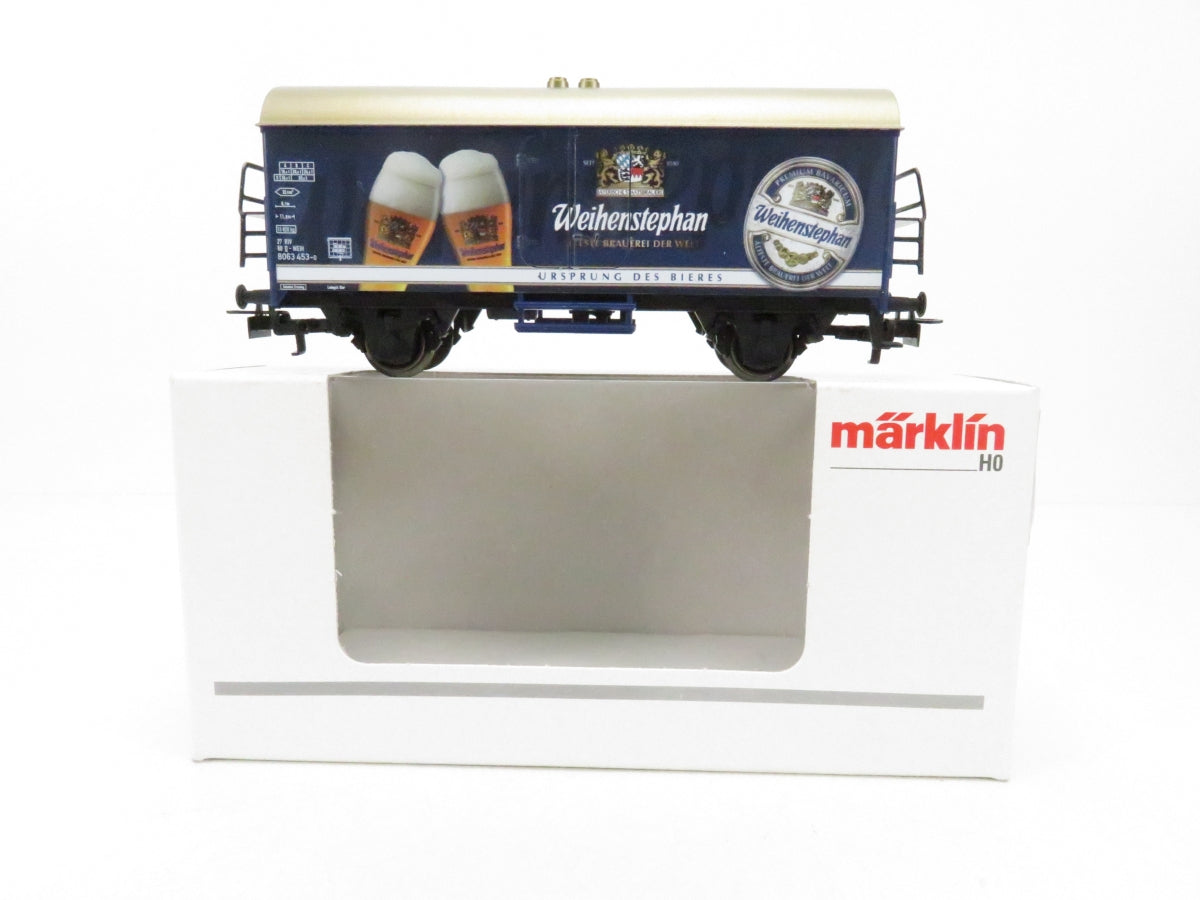 MARKLIN H0 44209 1/87 SCALE BEER CAR WEIHENSTEPHAN