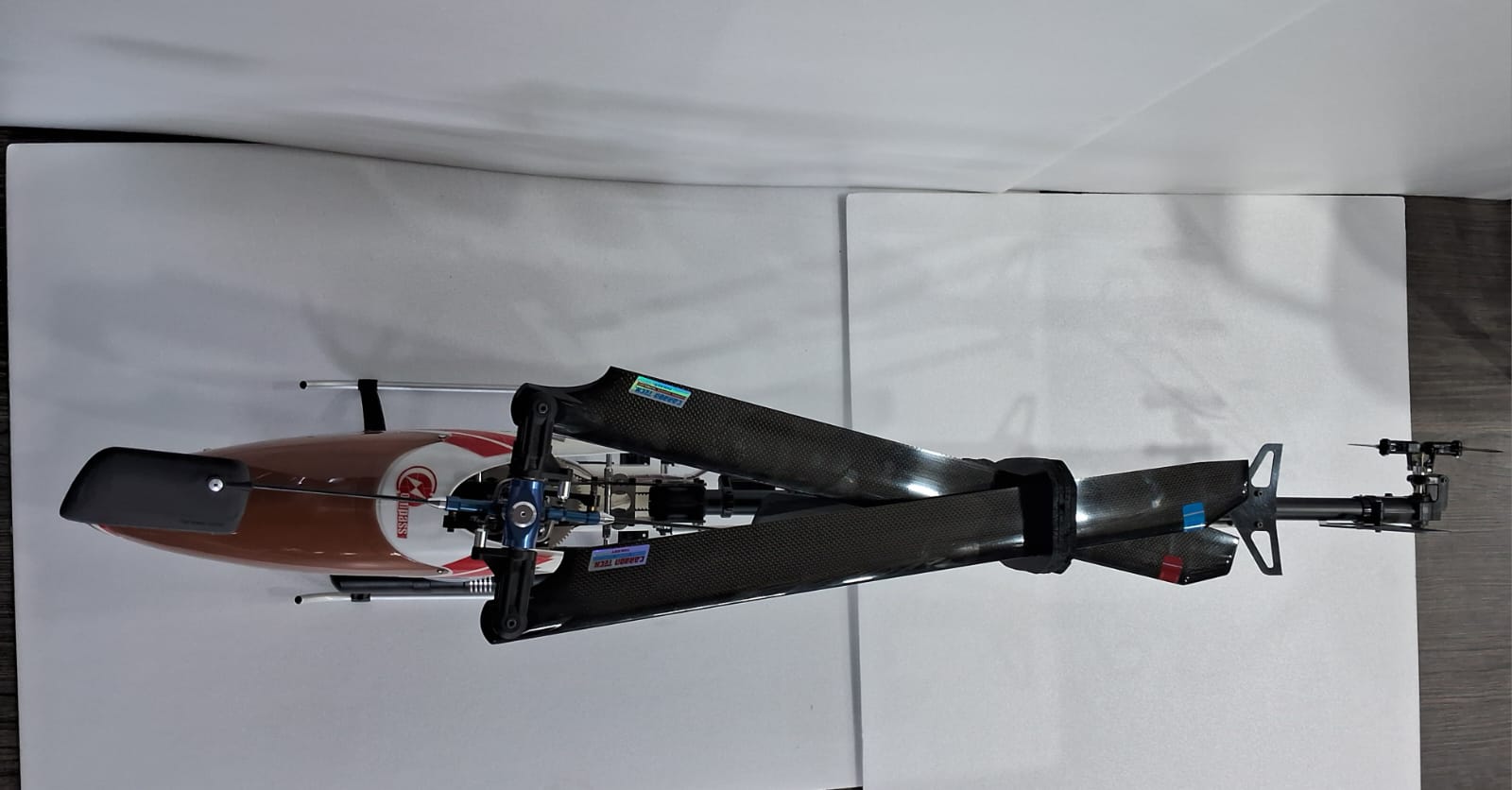COMPASS KNIGHT 3D HELI 50 NITRO RTF QUALITY PRE OWNED