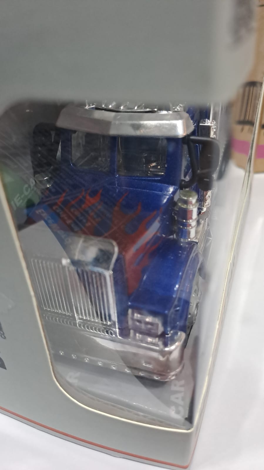 DIE CAST 1:64 RC PULL BACK CONTAINER TRUCK 6458