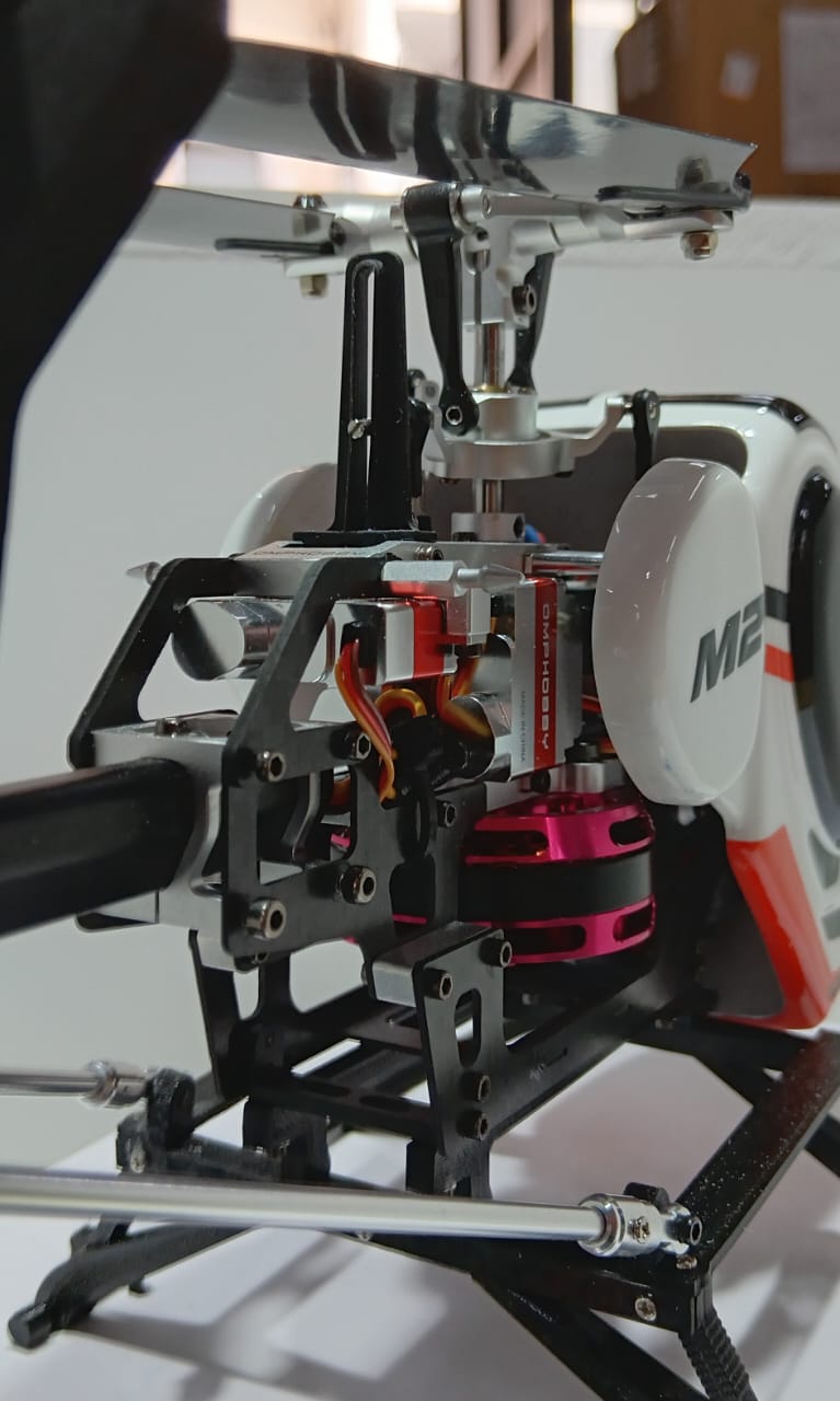 OMP M2 V2 RC HELICOPTER – CUSTOM HUGHES 300 SCALE (AIRBRUSHED FIBERGLASS) – RADIO MASTER ZORRO 4IN1 RTF