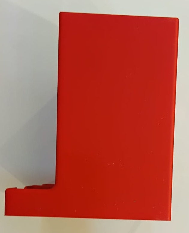 DUAL BATTERY DISPENSER HOLDER FOR 20AA AND 30AAA BATTERIES RED