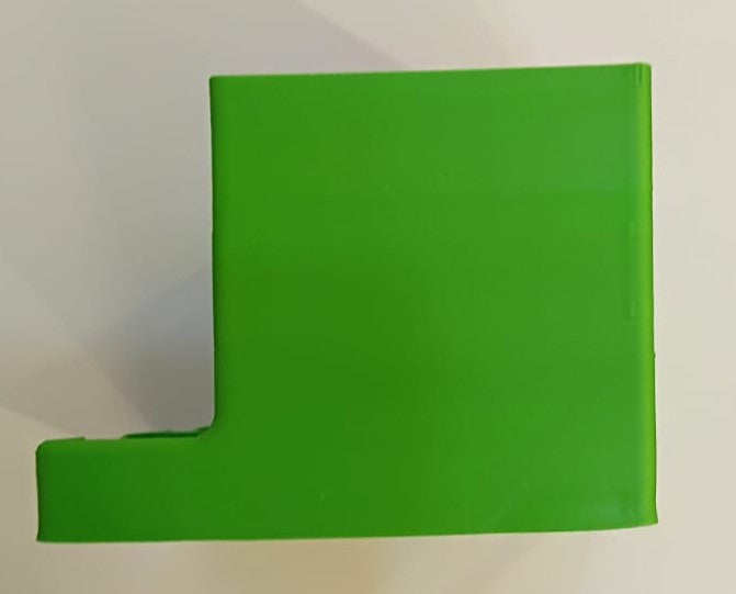 DUAL BATTERY DISPENSER HOLDER FOR 15AA AND 15AAA BATTERIES GREEN