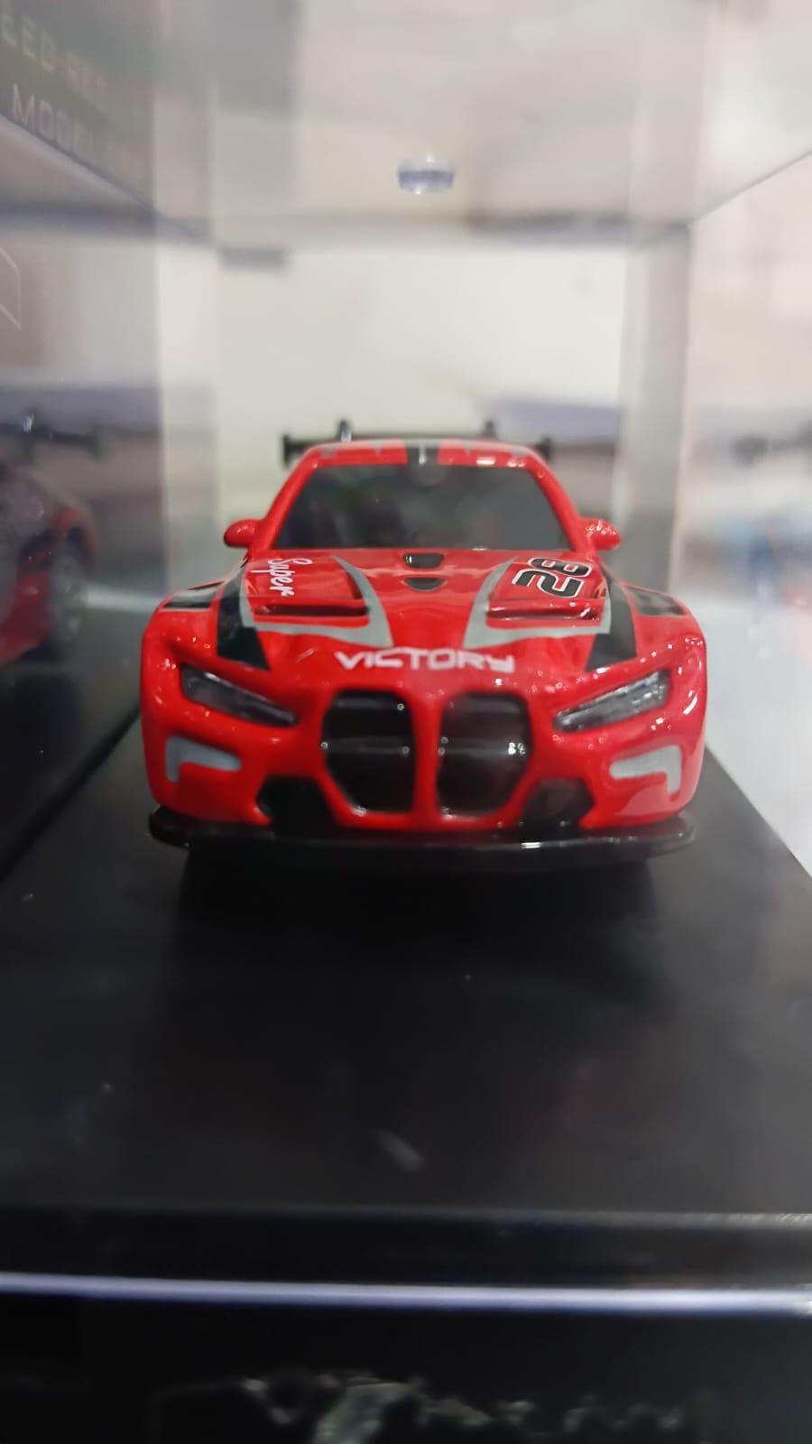 MINI RC CAR SMALL POCKET (SPORTS RACING VICTORY 28) 1:64 SCALE MODEL HG4-107