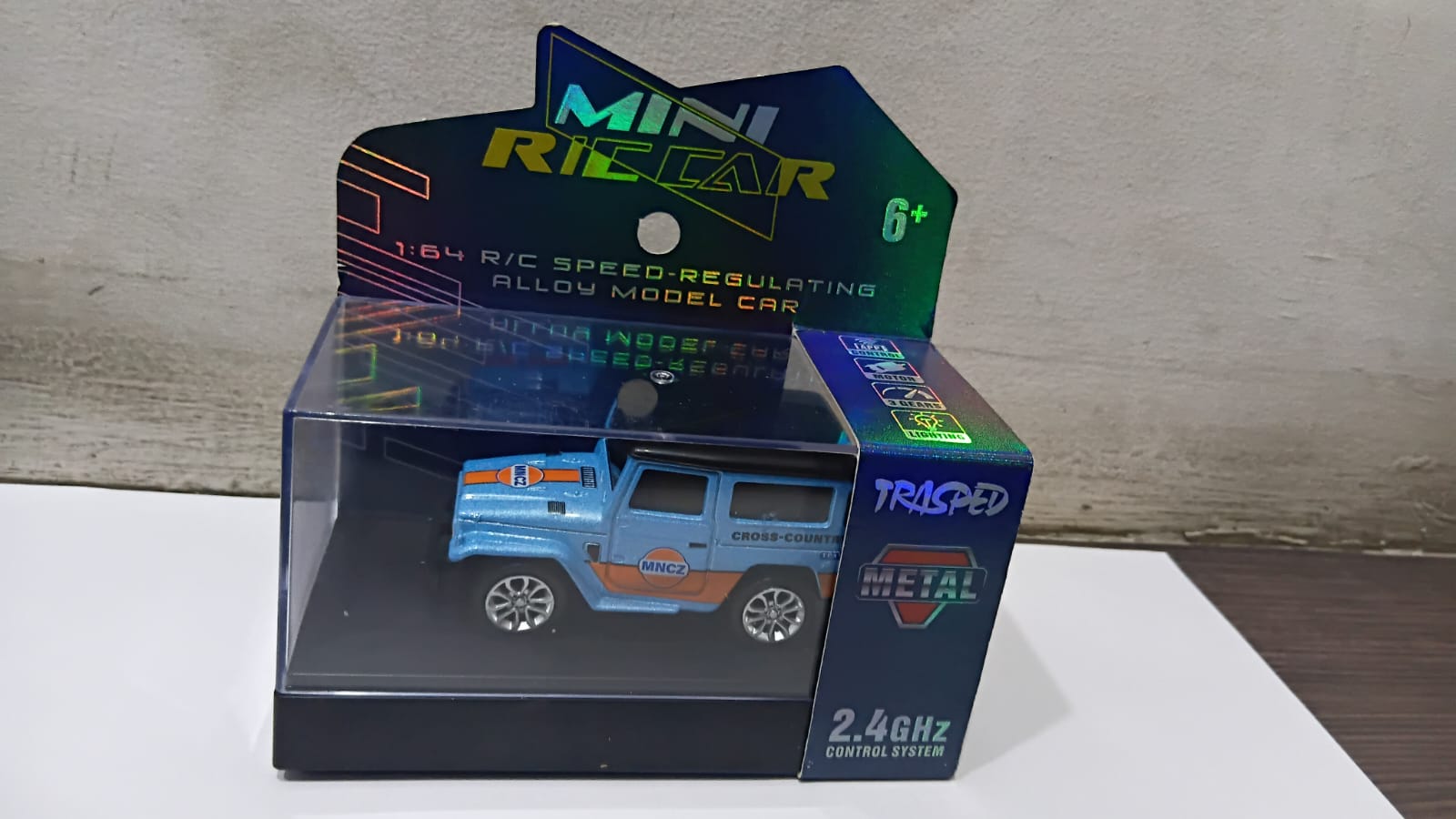 MINI RC CAR SMALL POCKET (CROSS COUNTRY MNCZ) 1:64 SCALE MODEL HG4-106