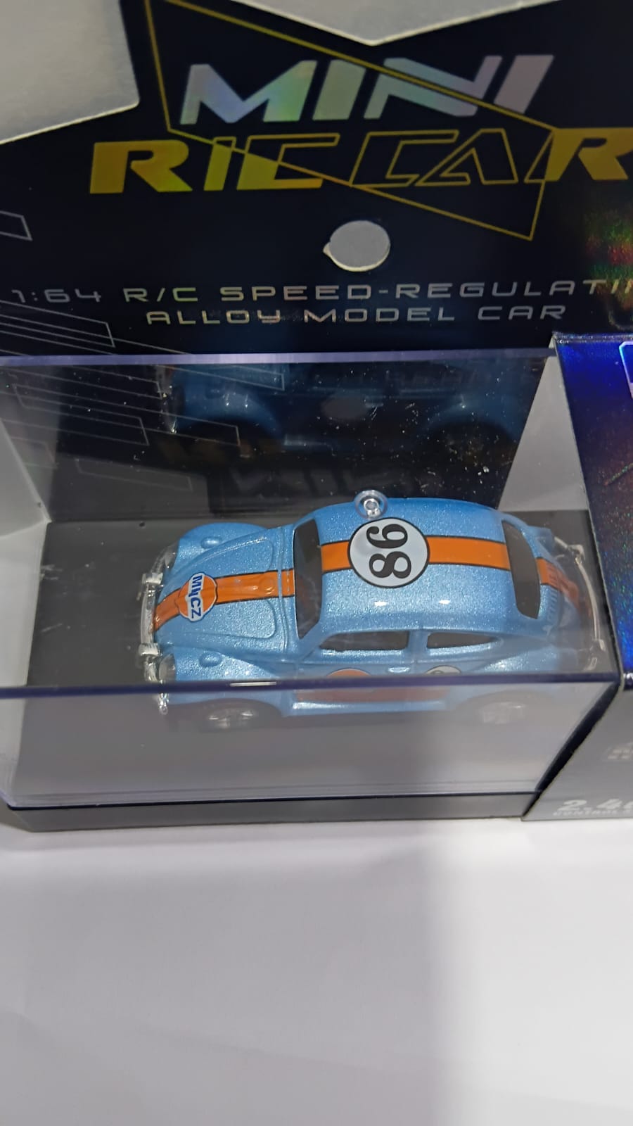 MINI RC CAR SMALL POCKET (CLASSICS CAR 86) 1:64 SCALE MODEL HG4-108