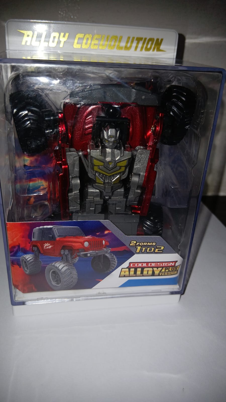 DIE CAST TRANSFORMING ROBOT TOYS DUAL ALLOY DEFORM METALBOY WITH WARRIORS VS MAGMA