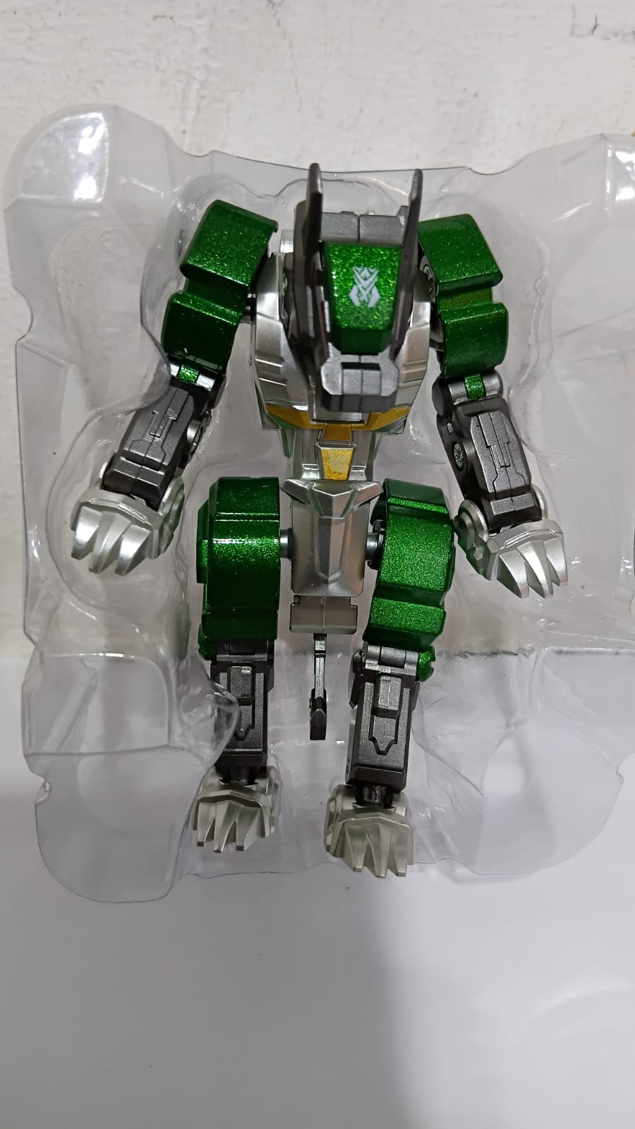 DIE CAST TRANSFORMING ROBOT TOYS DUAL ALLOY DEFORM METALBOY WITH CHEETAH KING VS HUMAN FORM