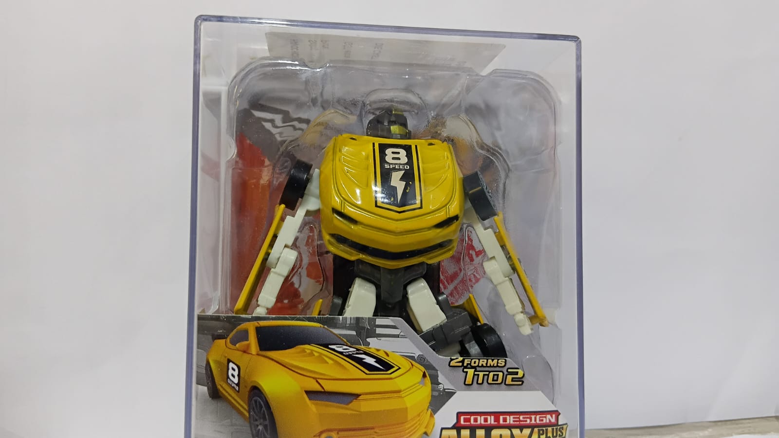 DIE CAST TRANSFORMING ROBOT TOYS DUAL ALLOY DEFORM METALBOY WITH WASP VS SUN ROCK