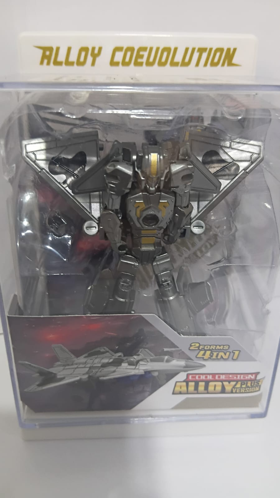 DIE CAST TRANSFORMING ROBOT TOYS DUAL ALLOY DEFORM METALBOY WITH J20 VS STORM