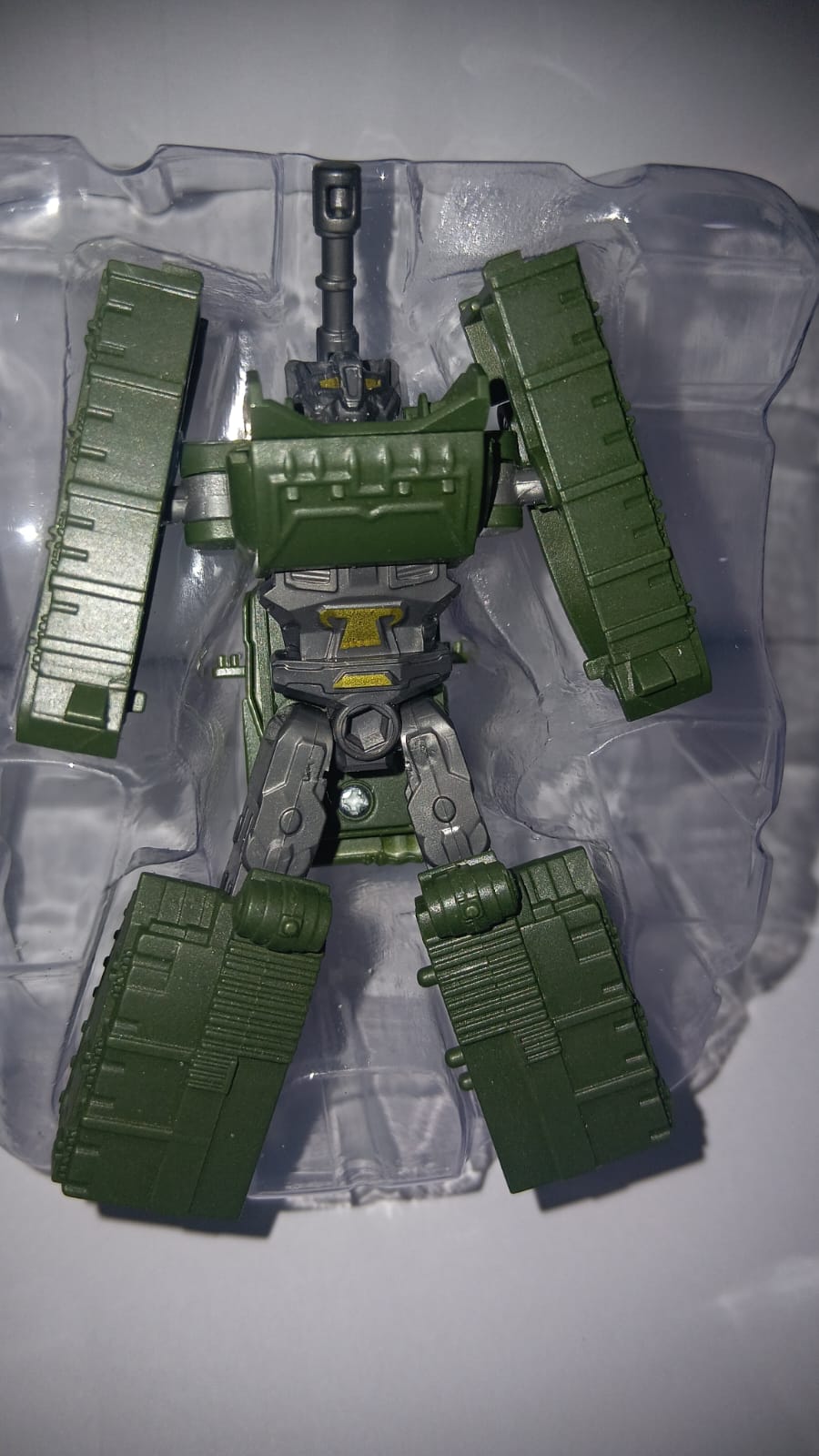 DIE CAST TRANSFORMING ROBOT TOYS DUAL ALLOY DEFORM METALBOY WITH TANK VS FIELD