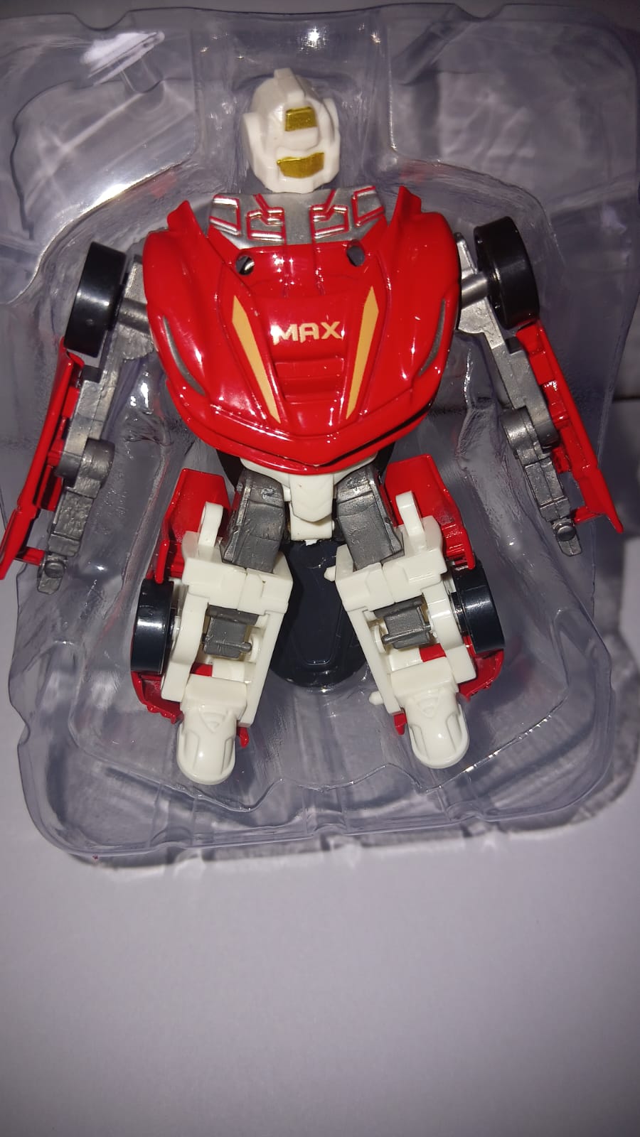 DIE CAST TRANSFORMING ROBOT TOYS DUAL ALLOY DEFORM METALBOY WITH FLAME VS FLAME IRON