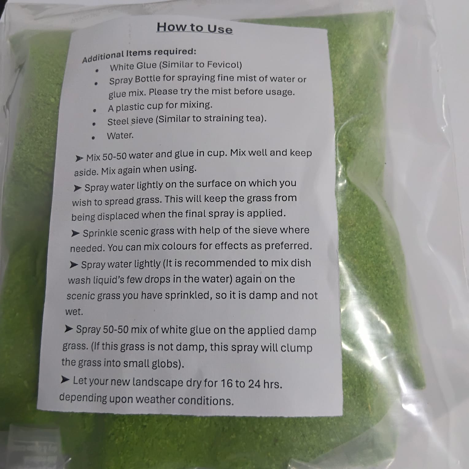 GRASS LIGHT GREEN FINE GOOD LAND SCENIC (ARTIFICIAL)