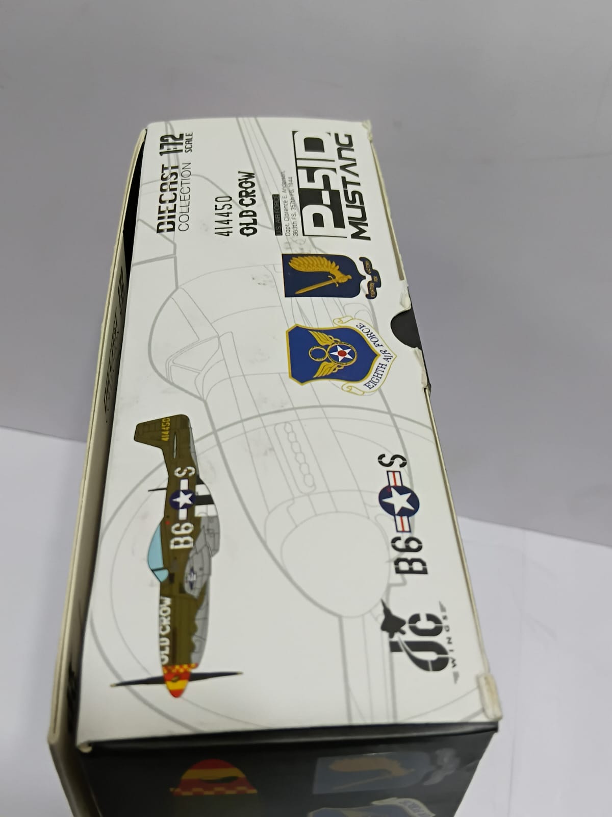 JC WING P-51D MUSTANG 1:72 SCALE DIECAST AIRPLANE US AIR FORCE 357TH FG 363RD FS JCW-72-P51-004