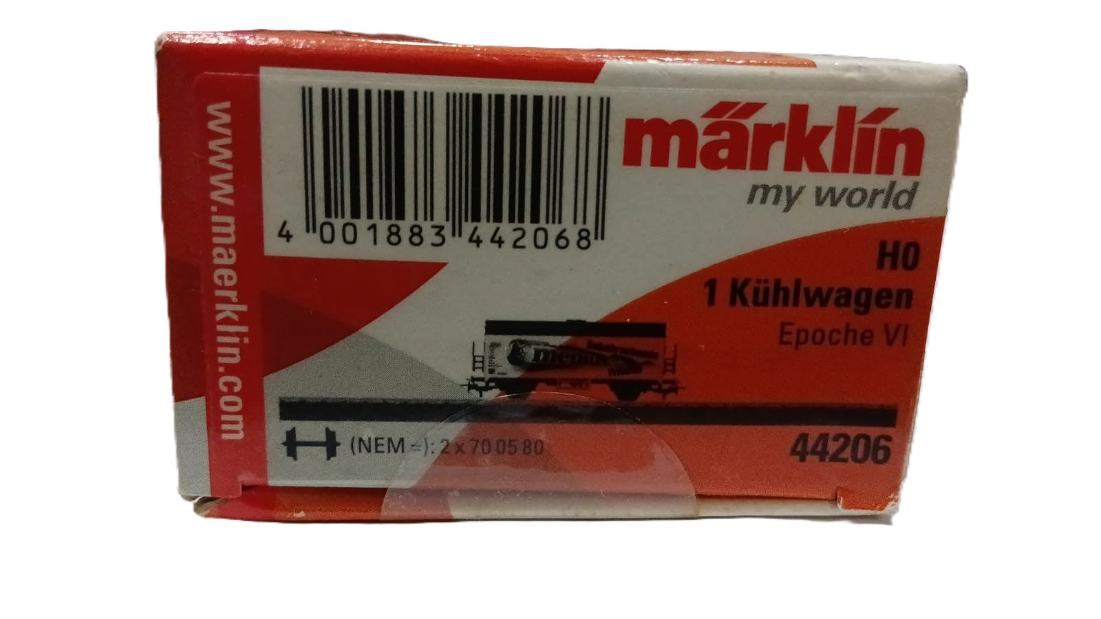 MARKLIN H0 44206 1/87 SCALE MENTOS REFRIGERATOR CAR