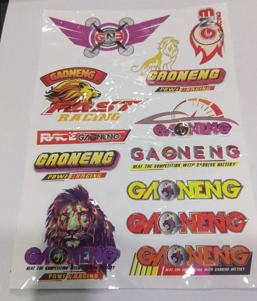 MIXED LOGO STICKERS