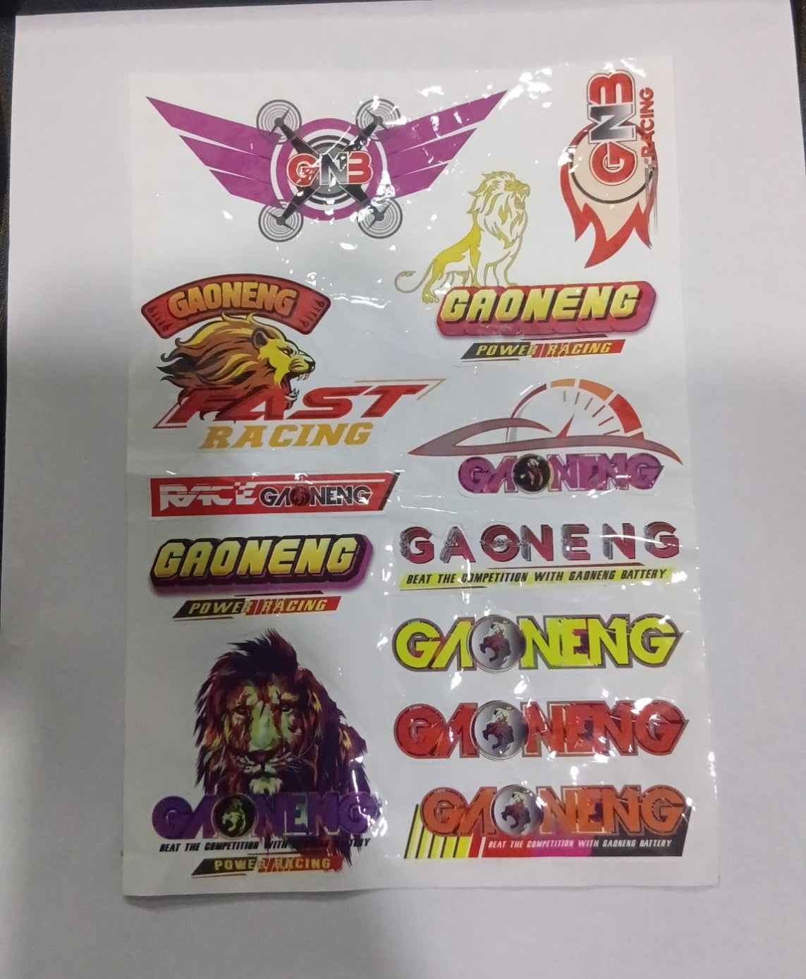 MIXED LOGO STICKERS