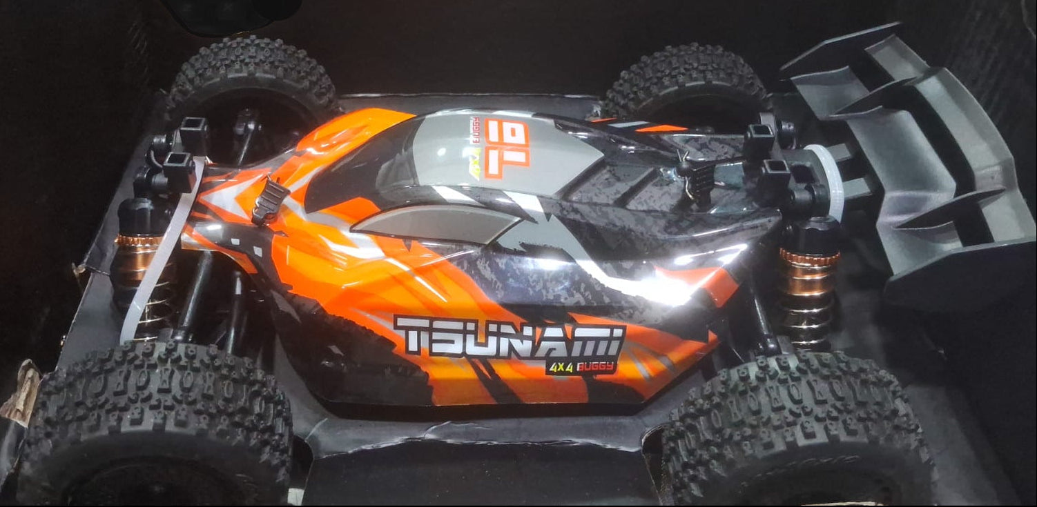 STORM HOSPEED HS18-61 1/18 IPX4 WATERPROOF 4WD 2.4G MONSTER TRUCK ORANGE