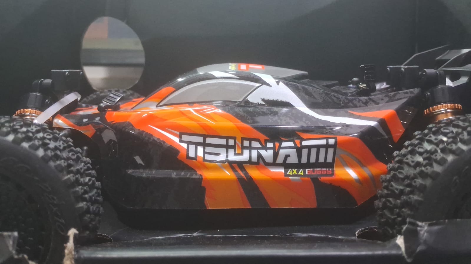 STORM HOSPEED HS18-61 1/18 IPX4 WATERPROOF 4WD 2.4G MONSTER TRUCK ORANGE