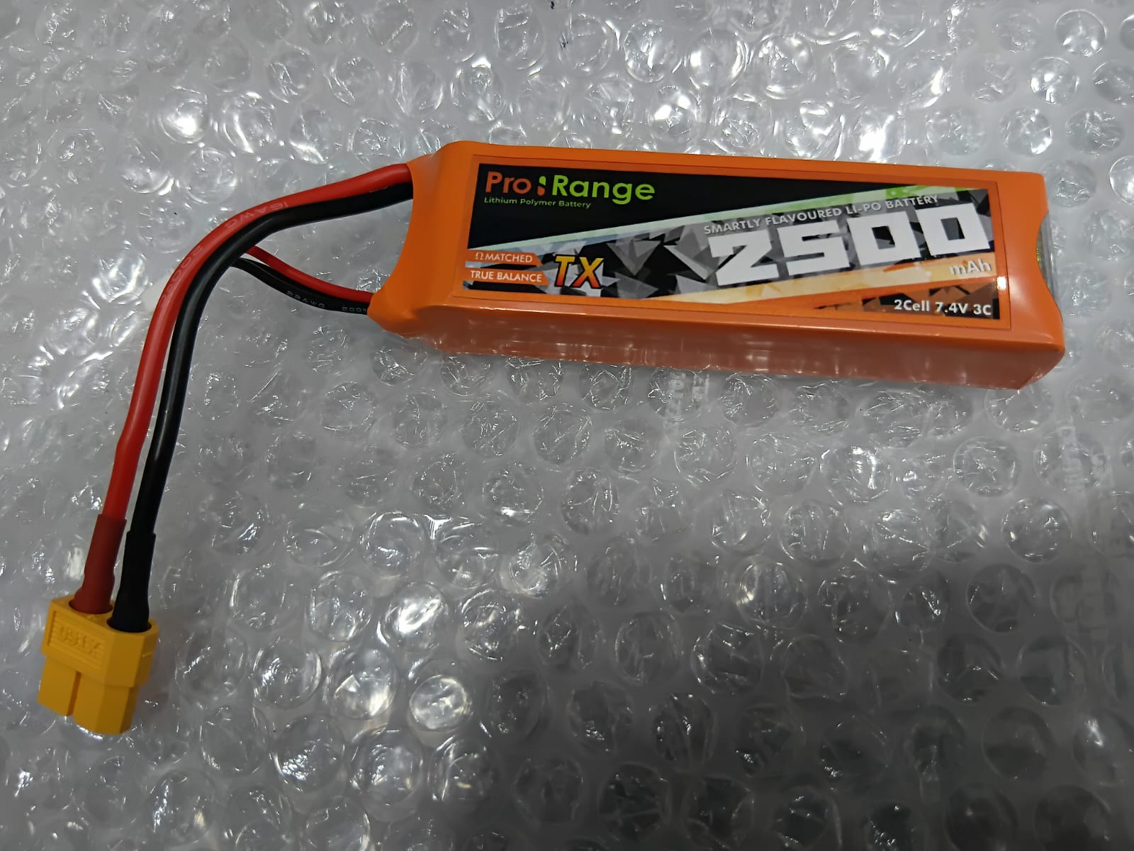 PRO-RANGE 7.4V 2500MAH 2S 3C (TX) LIPO BATTERY