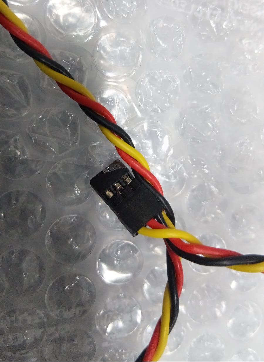 SAFECONNECT TWISTED 100CM 22AWG SERVO LEAD (JR) EXTENTION CABLE WITH HOOK
