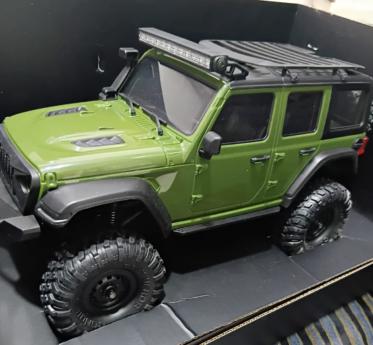 APEX RACING RALLY HB-R1605 1:16 2.4G 4WD IPX4 WATER PROOF RTR R/C CAR GREEN COLOR