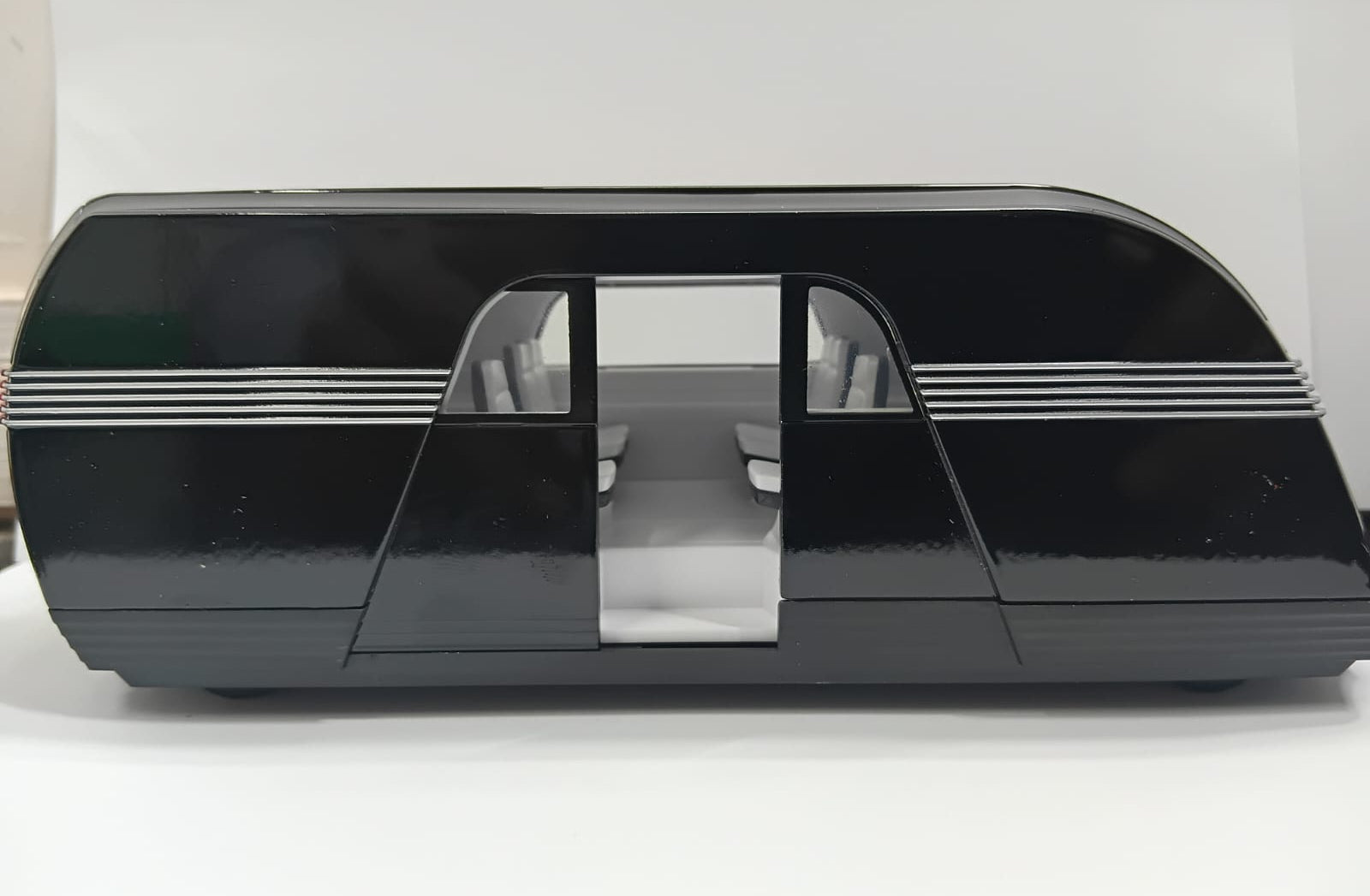 XHD MODEL TESLA ROBOVAN METAL BODY SCALE MODEL 1/24 REMOTE KEY BLACK COLOR