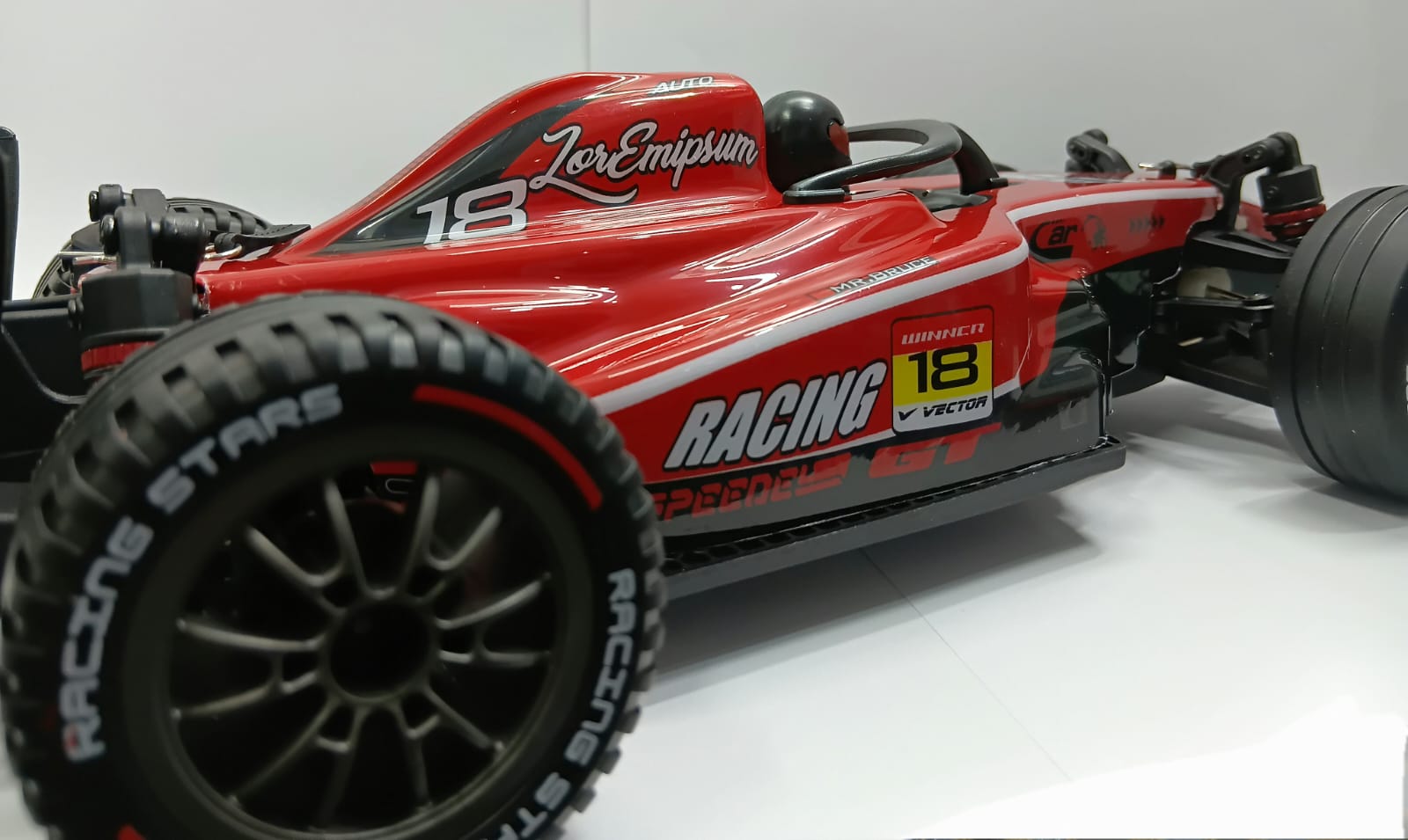 IRC-DRIFT 9009E 1:14 2.4GHZ 4WD 40KM/H DRIFT R/C CAR RED COLOR