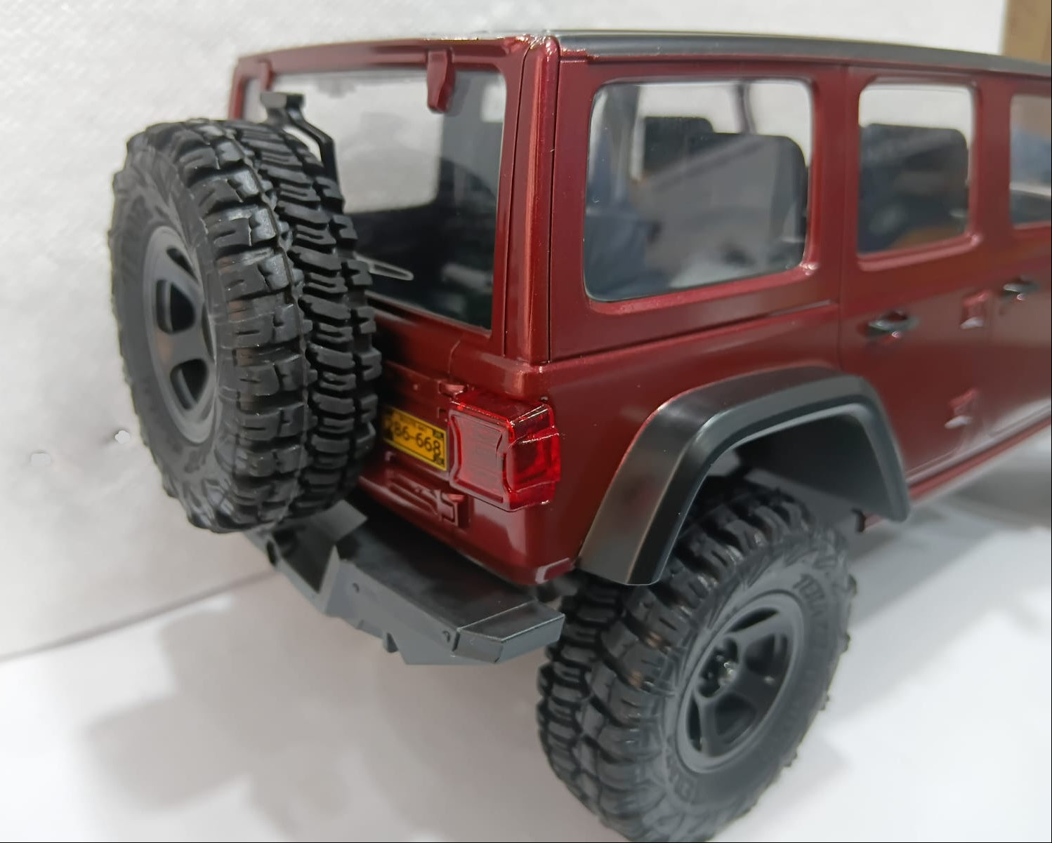 THUNDERSTORM EZ11804R 1/18 2.4GHZ 3CH R/C CRAWLER RED COLOR