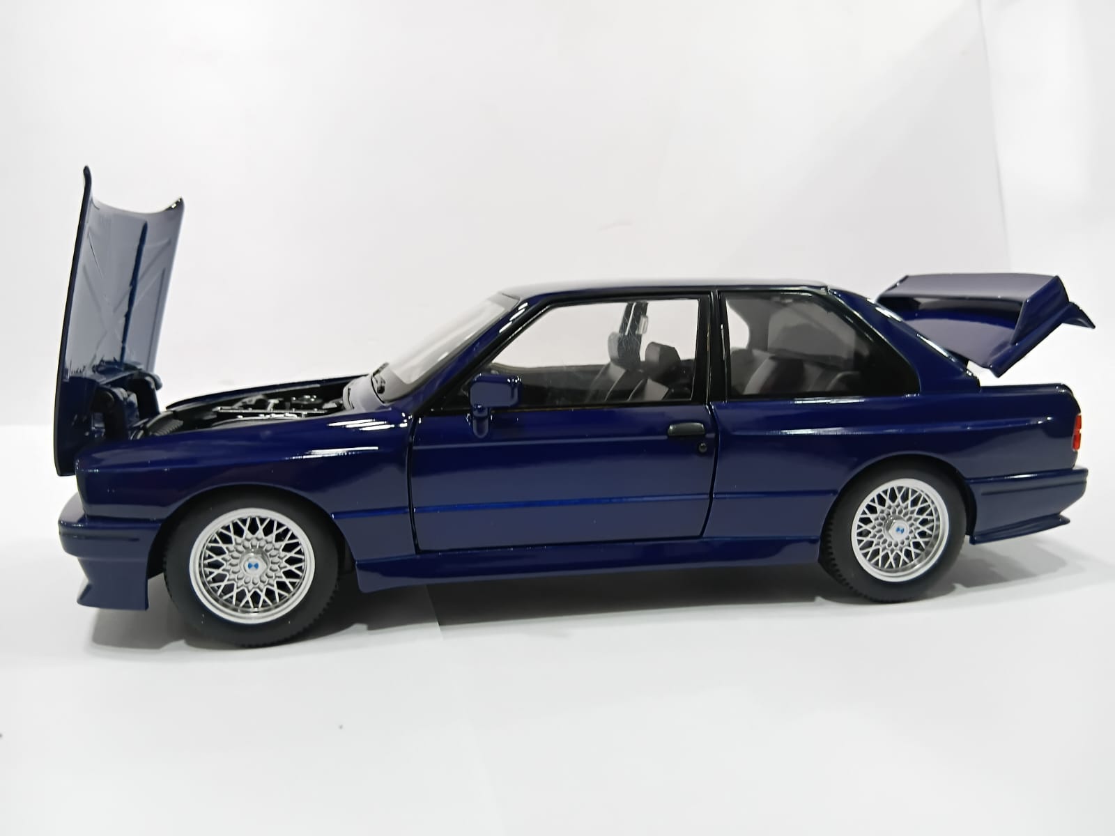 DIE CAST 1:24 1900-440 BMW MINI MODELLING TIDE DESIGN WITH PULL BACK LIGHTING FUNCTION PURPLE COLOR